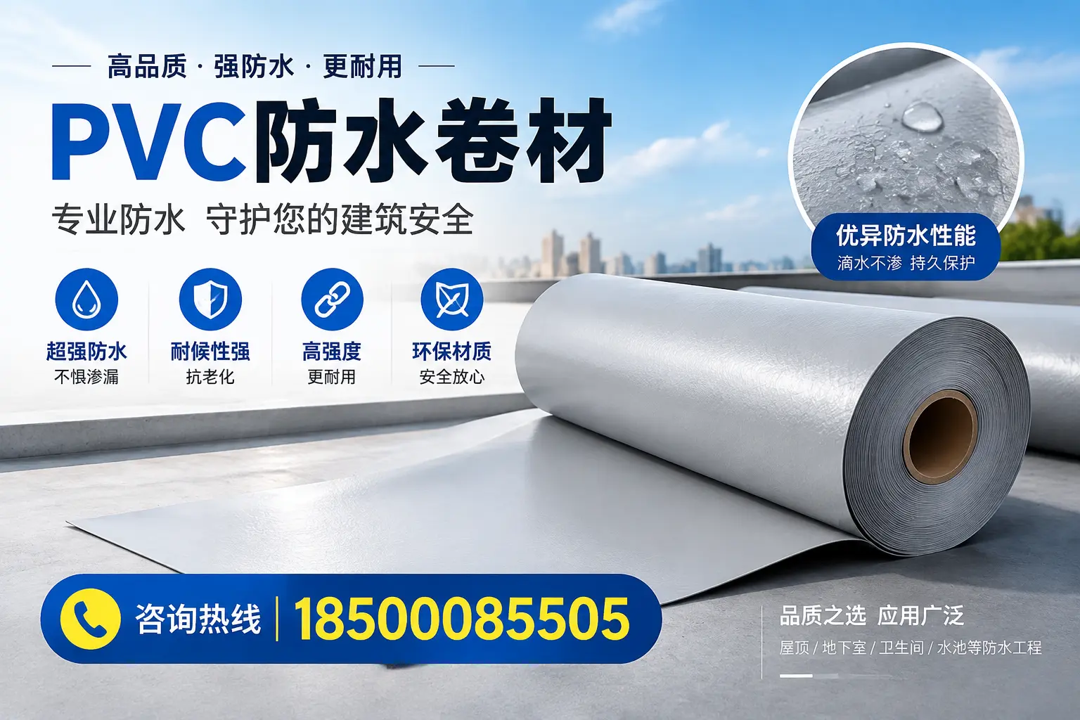 乌鲁木齐地区pvc防水卷材的市场现状与发展趋势